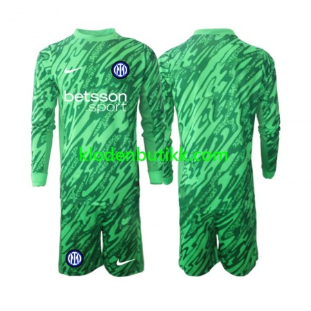 Inter Milan Keeper Barn Hjemme Fotballdrakt 2024/25 Langermet